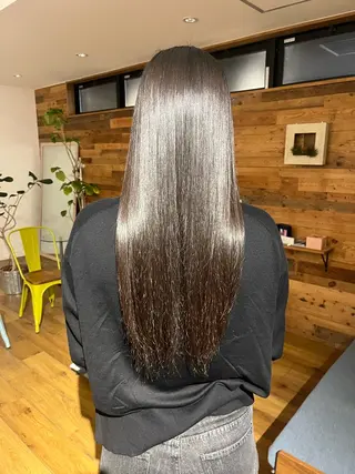ロング パーマ 中村 彩奈のヘアスタイル