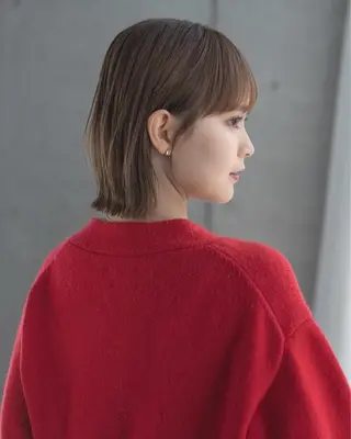 ショート COA GINZA所属・マコ / ボブカット /前髪顔まわりカットのヘアスタイル