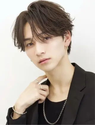 パーマ aid渋谷所属・⚡️メンズパーマ /カラーおび⚡️のヘアスタイル