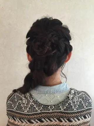 ヘアアレンジ 山本 雷のヘアスタイル