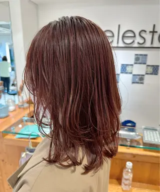 ミディアム MIG×LIG  ミグバイリグ所属・✨縮毛矯正✨ 知念あたるのヘアスタイル