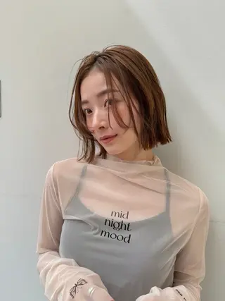 ショート カラー 色素薄めカラー❤︎ chihiroのヘアスタイル