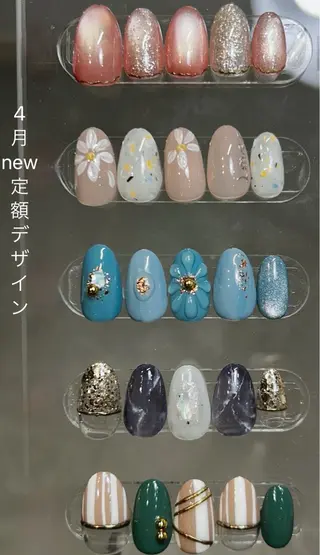 ネイル 吉川市 ネイルサロンLのネイルデザイン