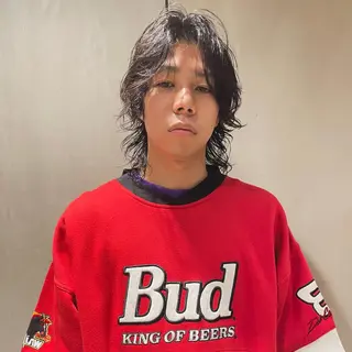 ミディアム パーマ メンズ 🌈圧倒的デザイン パーマ　関和希のヘアスタイル