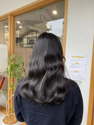 セミロング カラー SHIAN橋本店 おぐちまほのヘアスタイル