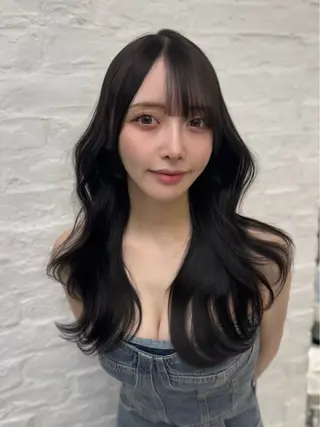 ロング カラー 高島大登/顔周り /レイヤーカットのヘアスタイル