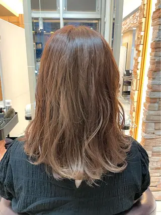 セミロング 新籾 尚哉のヘアスタイル