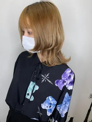 ミディアム 🫧ウルフカット/ 畑中結衣🫧のヘアスタイル