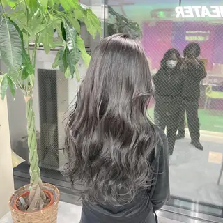 ロング カラー ヘアアレンジ YUZA grow HAIR 札幌所属・韓国ヘア指名率 No. 1小堀京介のヘアスタイル
