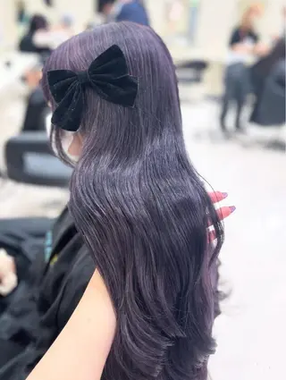 カラー ベージュ・ラベンダー カラー🎀りりのヘアスタイル