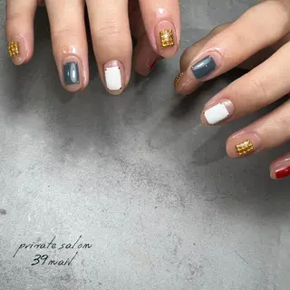 ミディアム ネイル 京橋 【39nail】のネイルデザイン