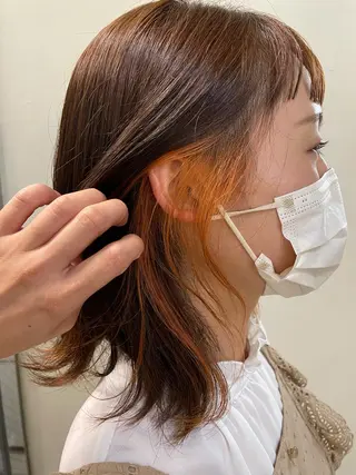 ショート カラー 中村 碧のヘアスタイル