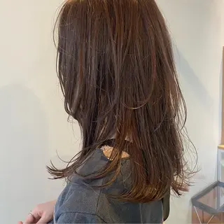 ロング F-card所属・shiga mariaのヘアスタイル