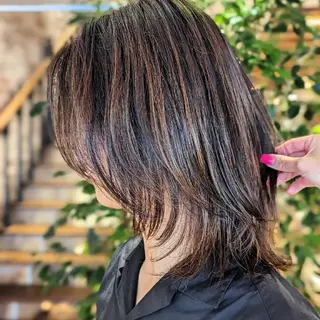 カラー WARREN・TRICOMI NEW YORK 表参道店所属・ハイライト/白髪ぼか し/透明感/惇平のヘアスタイル