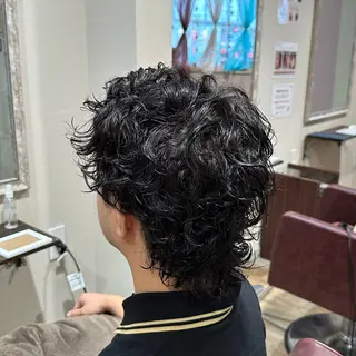 パーマ メンズ 柔らかいcolor ￤韓国￤🩰マユ🩰のヘアスタイル