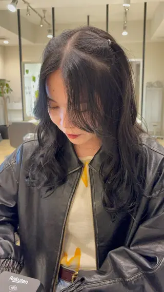 ロング カラー あいり 福岡美容師のヘアスタイル