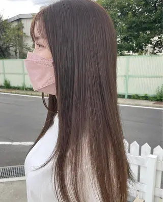 ロング milk所属・キノシタ マユのヘアスタイル