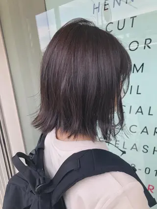 ミディアム カラー KOKOKARA hair星ヶ丘店所属・柴田 のぞみのヘアスタイル