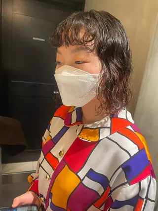 ショート パーマ 優作 〜圧倒的信頼〜のヘアスタイル