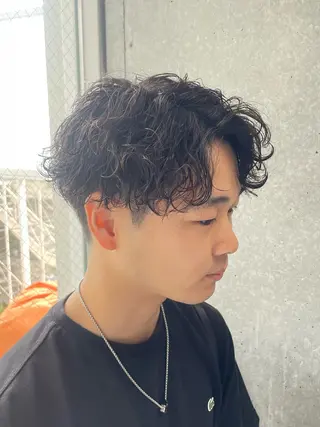 パーマ メンズ メンズモテパーマ💙 fuwaのヘアスタイル