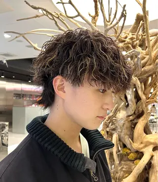 カラー パーマ メンズ 【圧倒的センス】 まる/メンズカラーのヘアスタイル