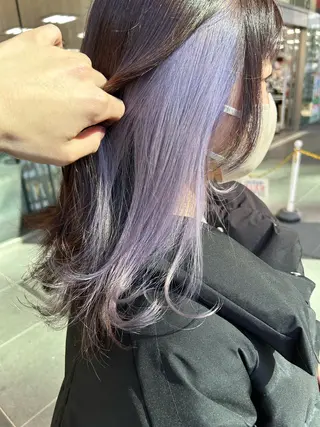 セミロング 💞髪質改善/透明感 梅田韓国✨ストレートのヘアスタイル