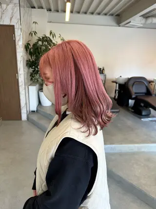 ミディアム カラー ハイトーン×似合わせ 🌱中川慎之介のヘアスタイル