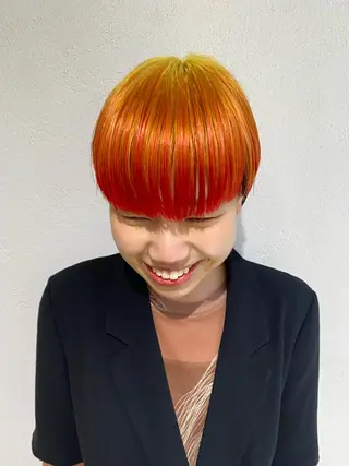 カラー inchelsea所属・宇野 鈴花のヘアスタイル