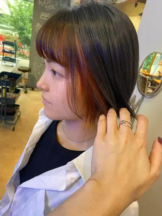 ショート カラー scene.池袋所属・scene. haraのヘアスタイル