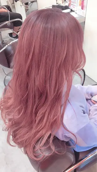 ロング カラー 平野 優奈のヘアスタイル