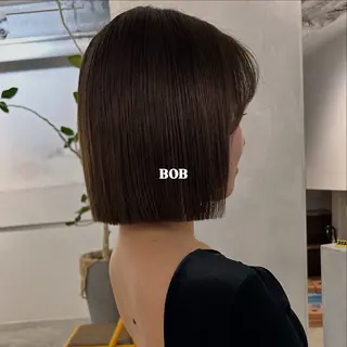 ショート カラー 切りっぱなしBOB 職人💜Anzuのヘアスタイル