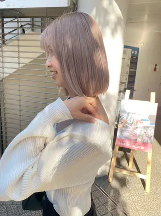 ミディアム カラー yiye 青山所属・無料カットモデル募集 🌱ひょうがのヘアスタイル