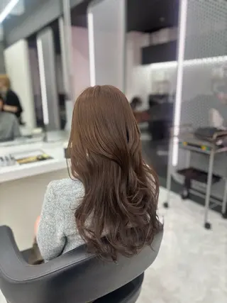 ロング カラー 🤍レイヤー/顔周り /hirari🤍のヘアスタイル