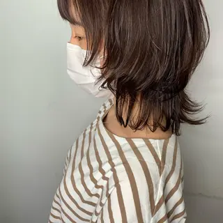 ショート AMI ウルフパーマ/メンズのヘアスタイル