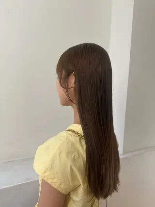 セミロング カラー ハイトーンカラー 🌙Mina🌙のヘアスタイル