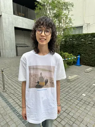 パーマ メンズ パーマ/透明感カラー /ボブ/吉田一生のヘアスタイル