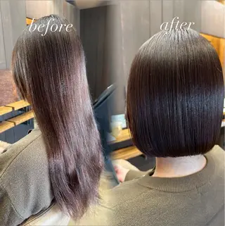 ミディアム Lond roseのヘアスタイル