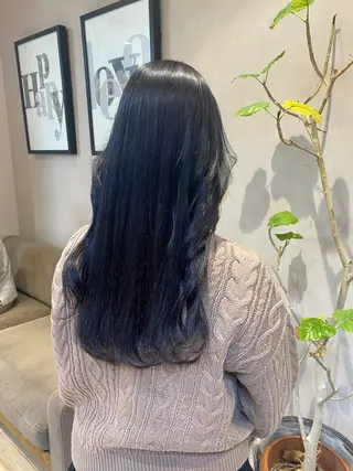 ロング Misaki ║ツヤカラーのヘアスタイル