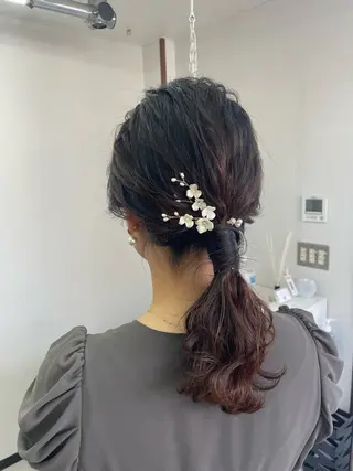 ヘアアレンジ オノ アカネのヘアスタイル