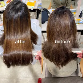 ロング パーマ AngeBay.NaHa所属・饒平名 知也のヘアスタイル