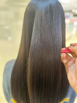 ロング パーマ 髪質改善/縮毛矯正 ササキナツミのヘアスタイル