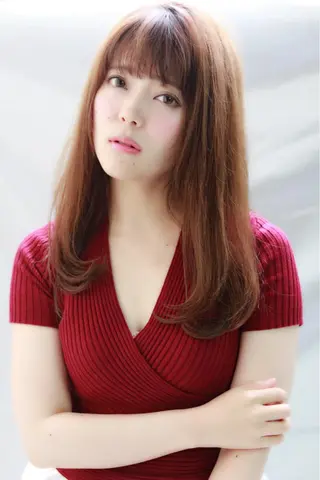 セミロング ほさか しんごのヘアスタイル