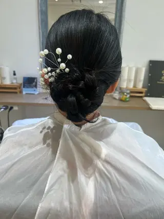 ロング ヘアアレンジ afrodite 〈京橋〉Riyuのヘアスタイル