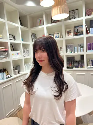 セミロング 似合わせ/レイヤー 💟SAEのヘアスタイル