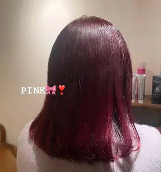 カラー レイヤーカット/ ダブルカラーサクライのヘアスタイル