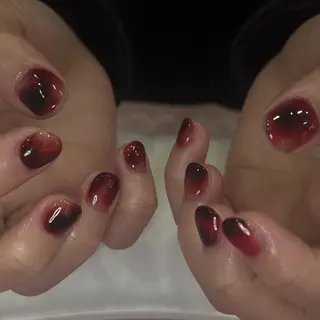 ネイル hami🎀うかん 🎀チップ長さ出しのネイルデザイン