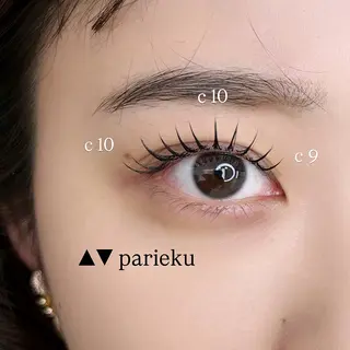 マツエク・マツパ mila ⏾ conのマツエク・マツパデザイン