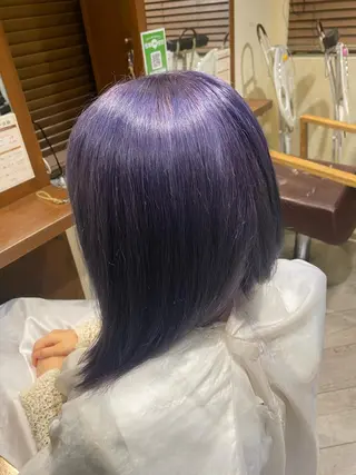 セミロング カラー Lee上新庄店所属・上新庄Lee千馬 優のヘアスタイル