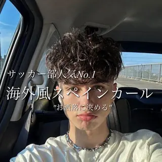 ショート パーマ メンズ 【メンズサロン】 BLUCK 横浜のヘアスタイル