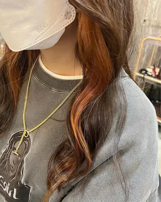 ロング カラー dulce oro所属・円山/ブリーチ/暖色 Kiriのヘアスタイル